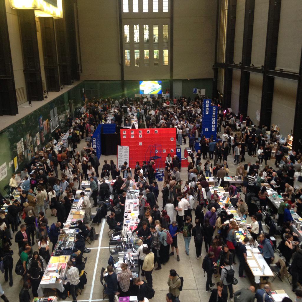 Amazing opening of offprint Art Publishing Fair #tatemodern