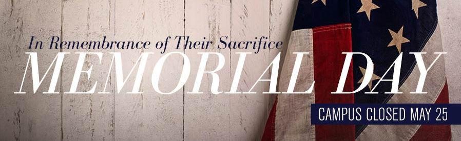 UTPADOS's tweet image. The University will be closed on Monday, in observance of Memorial Day.