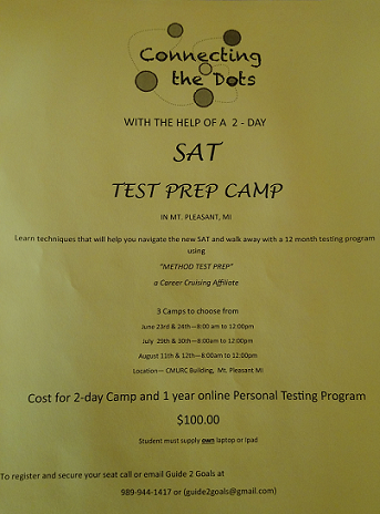 Guide2Goals's tweet photo. SAT prep summer camp in Michigan. http://t.co/darGfENB1E