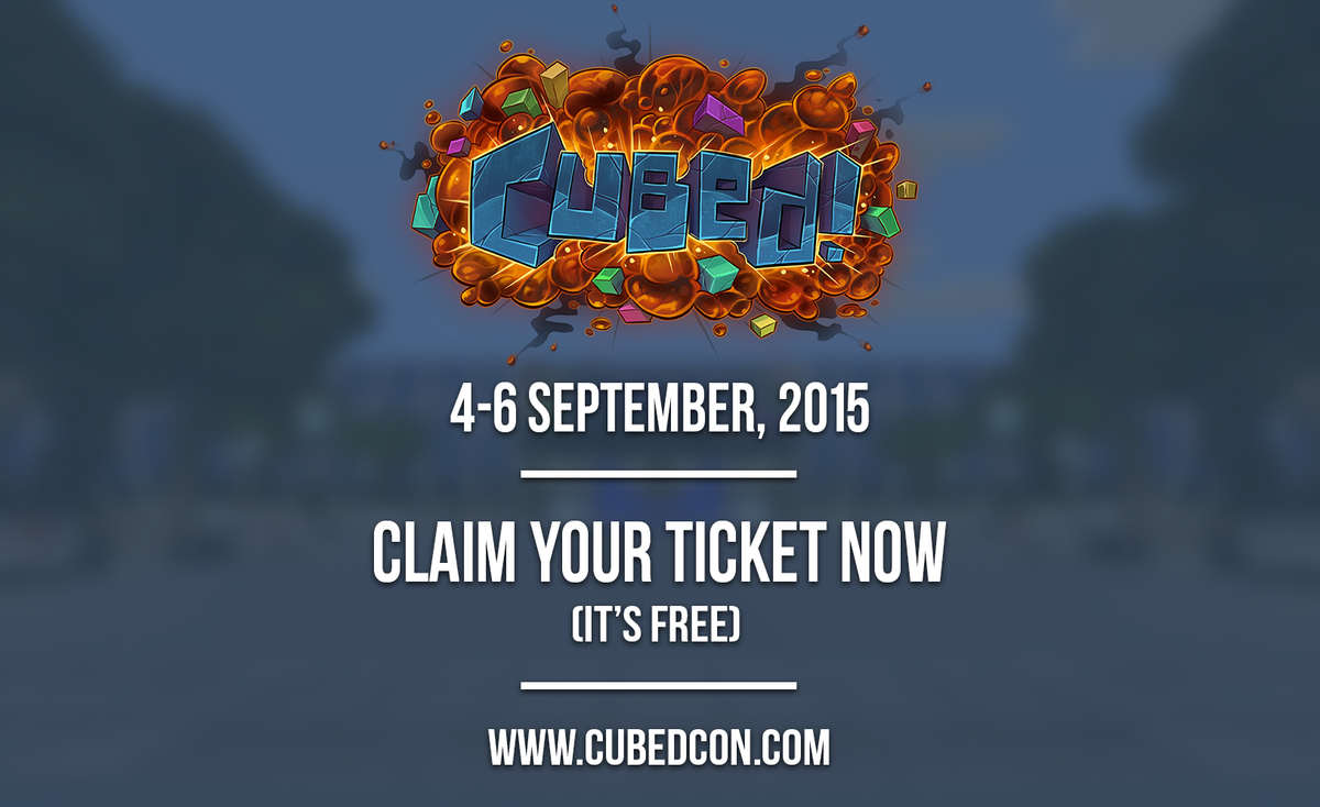 CubedCon tweet picture