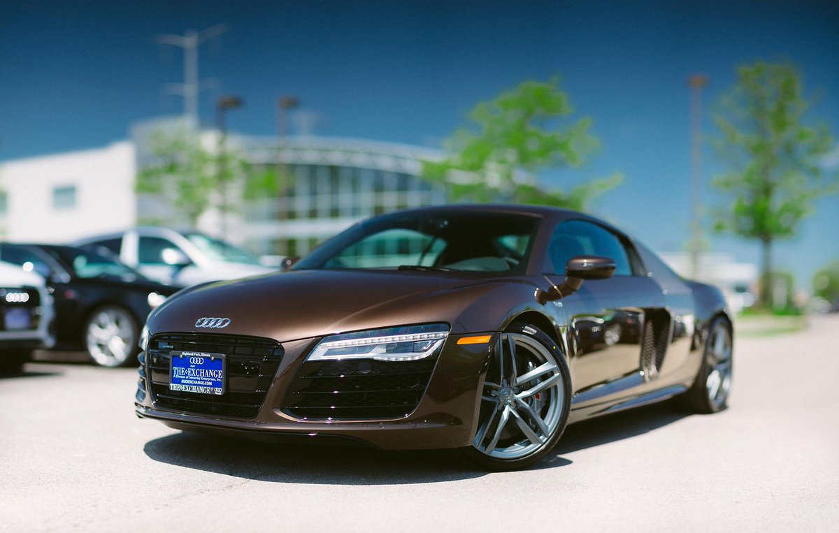 This Teak Brown R8 is the very last new 1st-gen R8 we'll ever receive...   #Audi #AudiR8 #R8 #WantAnR8 #AudiPics