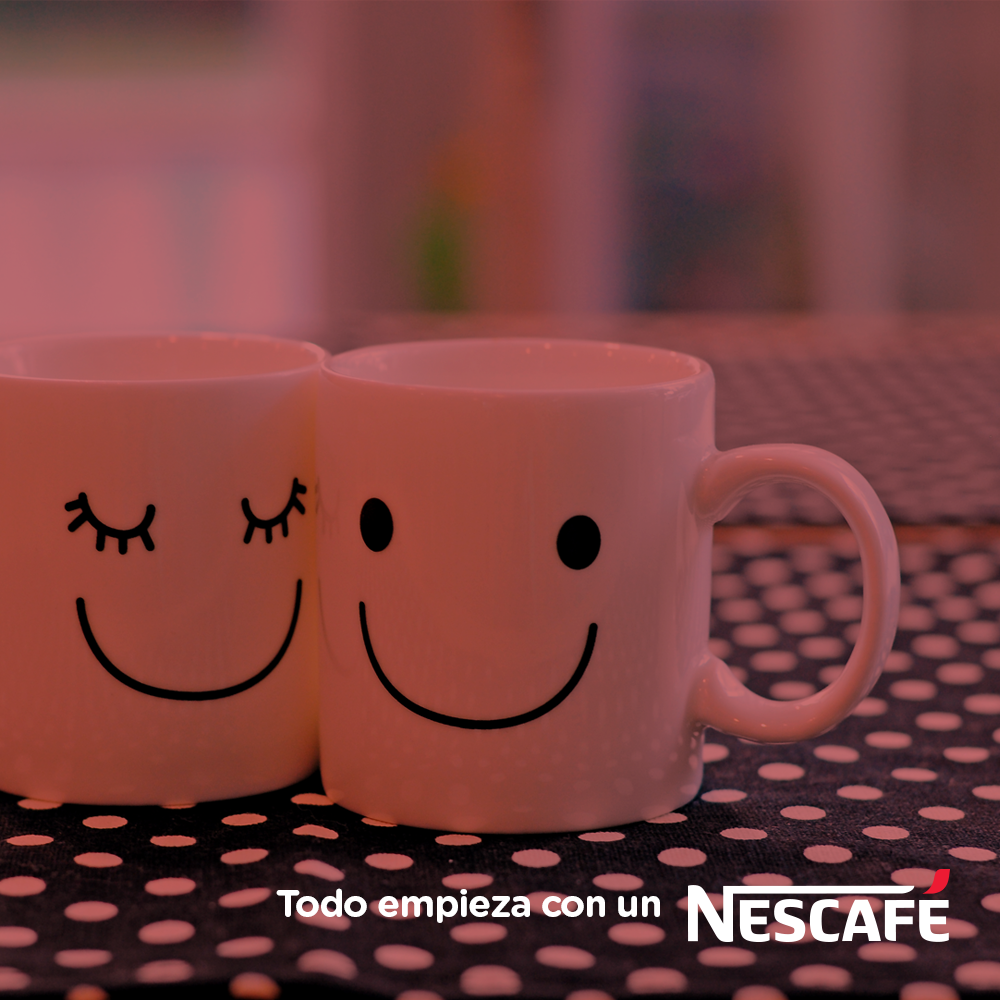 Por ese momento único un NESCAFÉ® para él y para ella <3. #TodoEmpiezaConUnNescafe