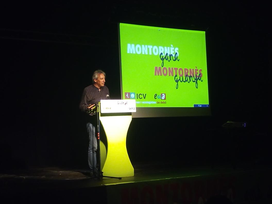 RadioMontornes's tweet photo. Acte electoral d'@ICVEUAMontornes al Teatre de #Montornès #Municipals2015 #MunicipalsMontornès2015 @Digital_Valles http://t.co/1ghASOpkMY