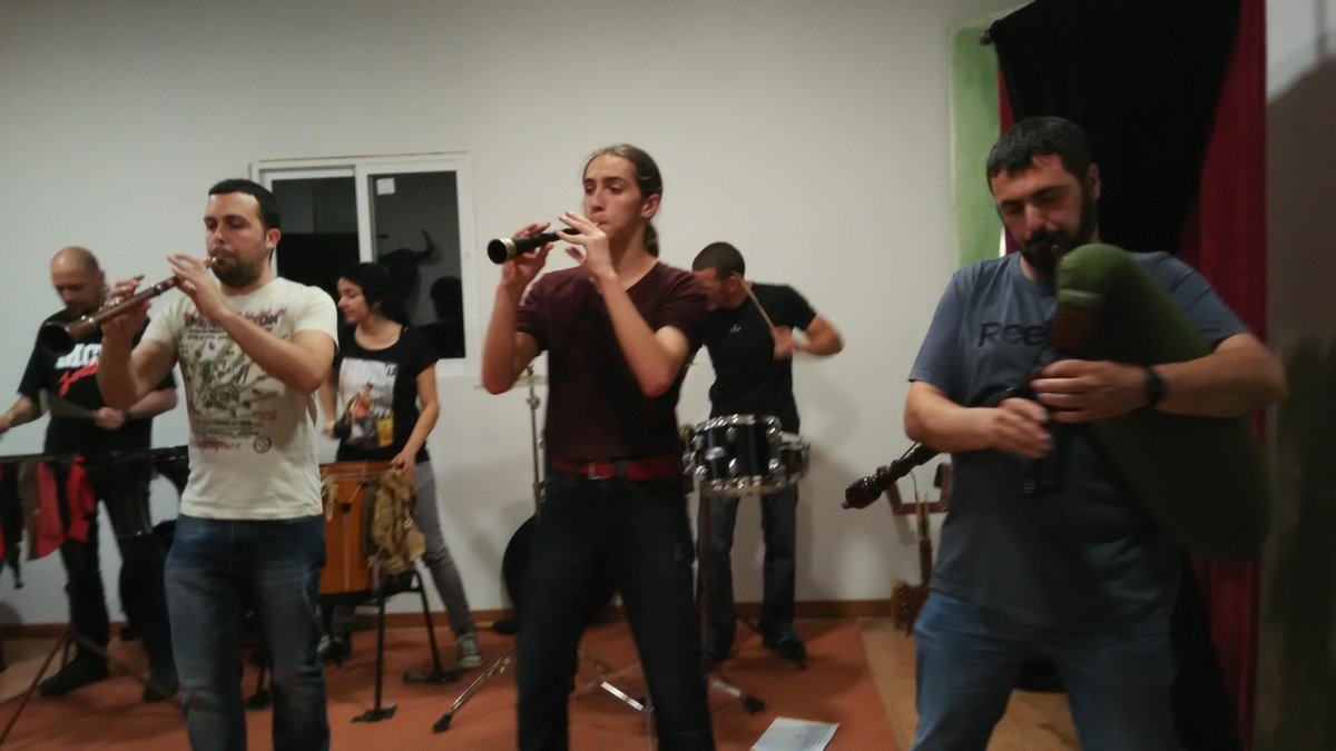 Noche de ensayo.