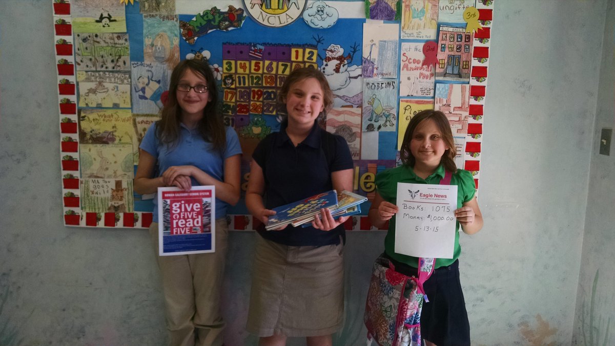 MediaCleveland's tweet photo. We are well on our way to meeting our Give5,Read5 goal.  Students are excited about this program. #rssmedia http://t.co/PDoQ1dcAvs