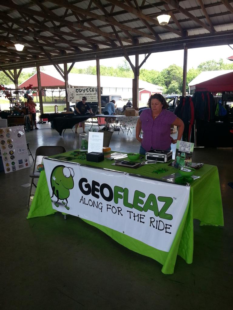 GeoFleaz's tweet photo. #geowoodstock13 attendees come by and see @GeoFleaz and ask about our free drawing http://t.co/I7Cs6MgKZ3