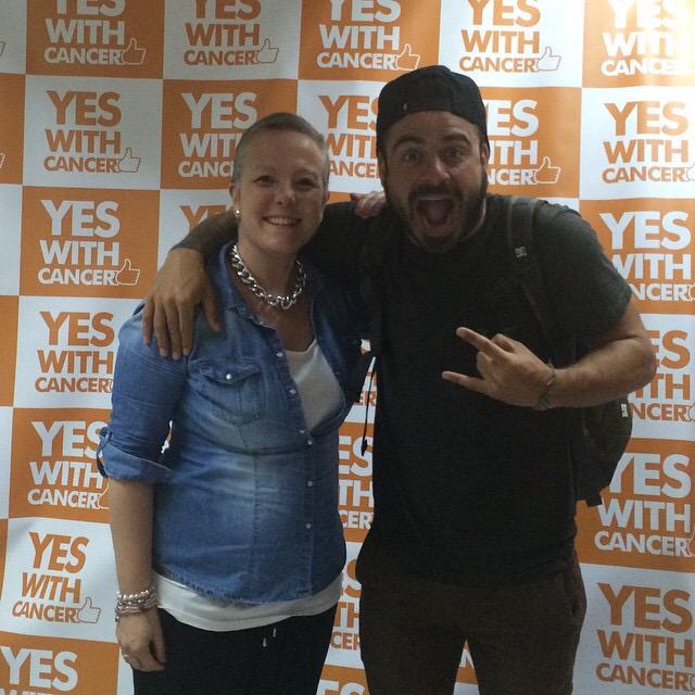 MeteoClimServ's tweet photo. Dos referentes d superación personal unidos hoy gracias a @yeswithcancer #WePredict #YouWin @valentisanjuan @paddyala http://t.co/XWTOl73iys