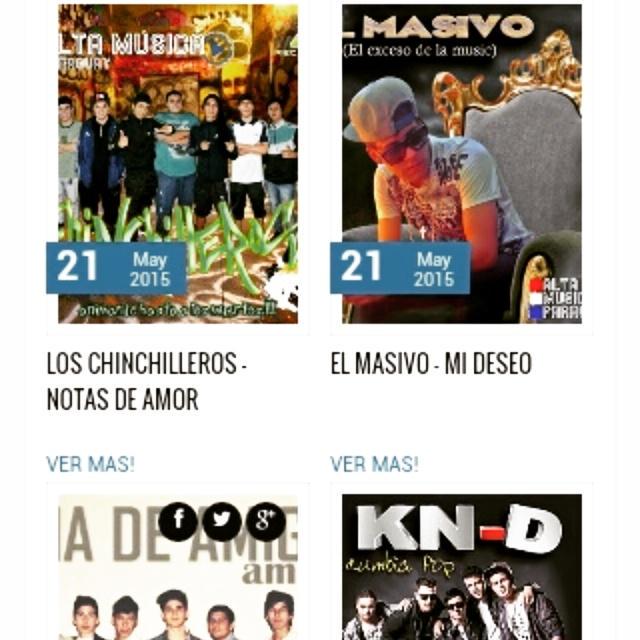 ElMasivoPy's tweet photo. YA PODES DESCARGAR LO NUEVO DEL MASIVO PARAGUAY

EN #ALTAMUSICAPY 
#PLANETAEXITOS http://t.co/rWNNdNjZQl