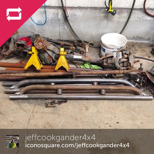 Instagram customer @jeffcookgander4x4 with his first project using his #ProToolsUSA bender. Keep up the good work!