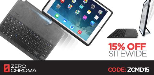 zerochroma's tweet photo. Memorial Day Sale! 15% Off Sitewide. Featuring Folio-Slide w/Keyboard Slide-Lid. CODE: ZCMD15 http://t.co/cditXcMZ3b http://t.co/1f7mW9oMyN