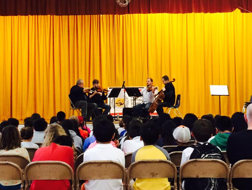 Kohl Music has done it again! Thank you string quartet for a musical journey around the world!