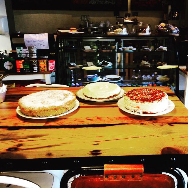 Try our red velvet cake and Banoffi cake and cheese cake