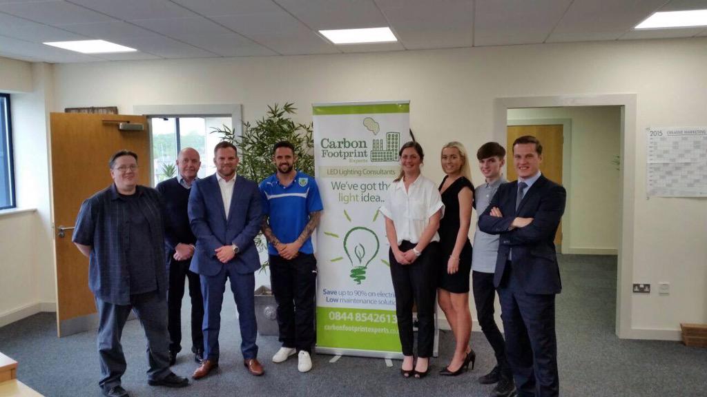 Carbon_FE's tweet photo. Carbon Footprint where proud to have @IngsDanny come to do the official opening of our new offices http://t.co/najBw0eSzz