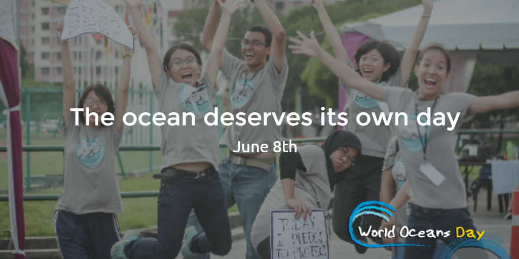 theoceanproject's tweet image. We believe the ocean deserves its own day. Celebrate #WorldOceansDay on June 8th! buff.ly/1HniCwu