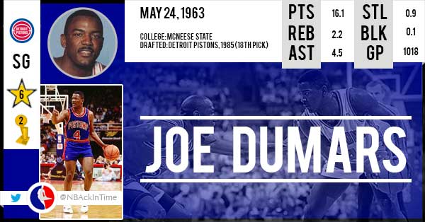 Happy Birthday Joe Dumars    