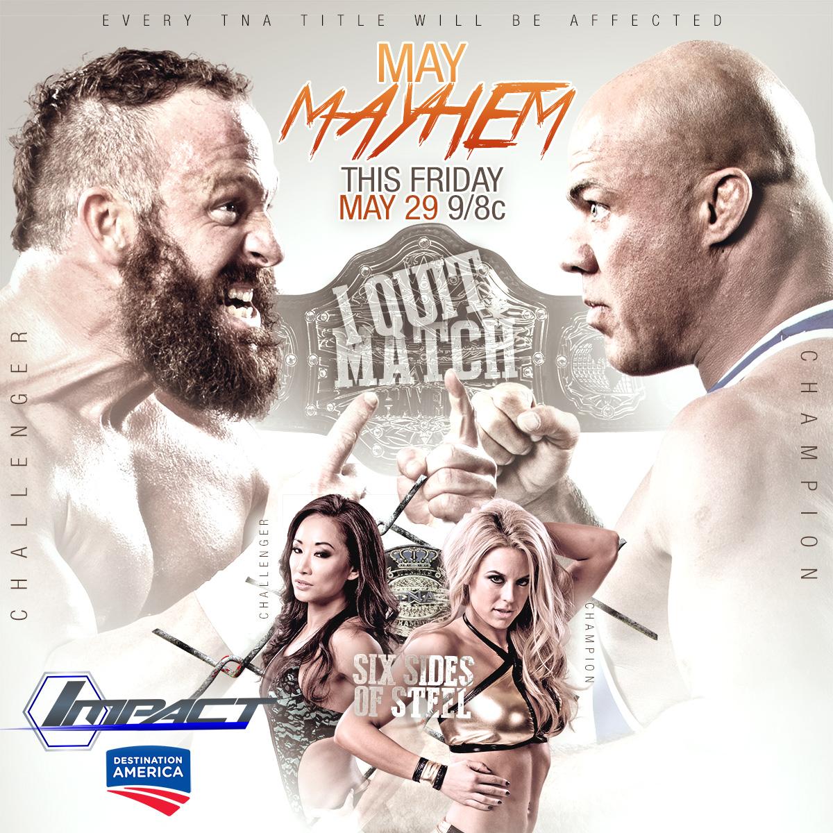 MrPEC_Tacular's tweet photo. Next FRI 5/29, it's #MayMayhem on #FridayNightIMPACT!!
Then WED 6/3, we kick off A NEW ERA:
#WEDNESDAYNightIMPACT! http://t.co/hddzCn6ew3