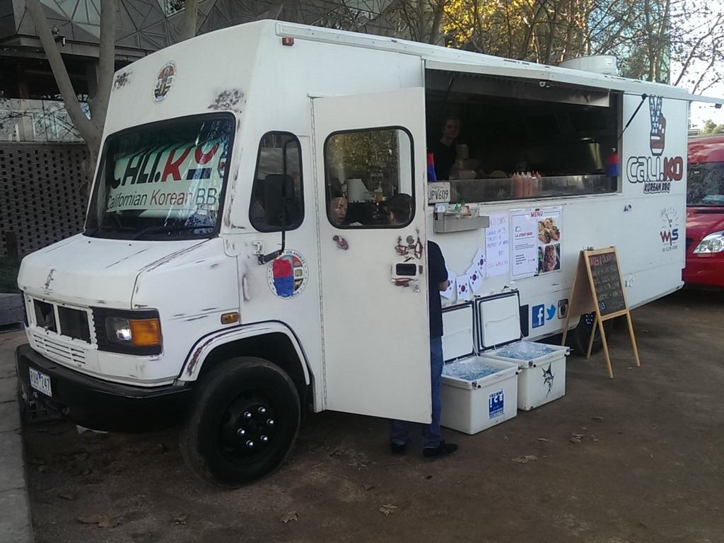 Cali.Ko are at the Korean festival today. Tacos and Burritos cooked fresh!