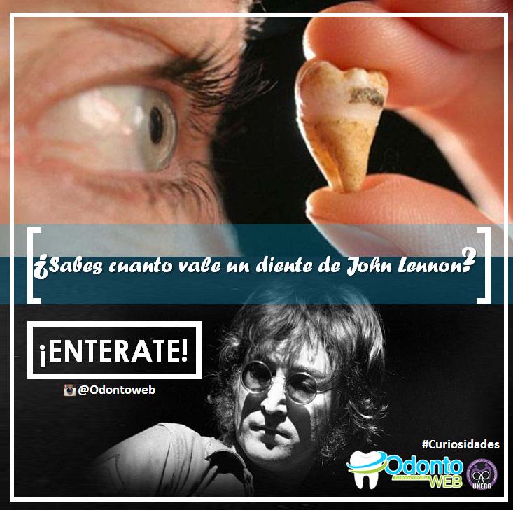 2dODONTOUNERG's tweet photo. Subastan diente de John Lennon ¿Cual fue el precio? #Enterate: http://t.co/aWqfIIseGw http://t.co/ckQuBD7mUR