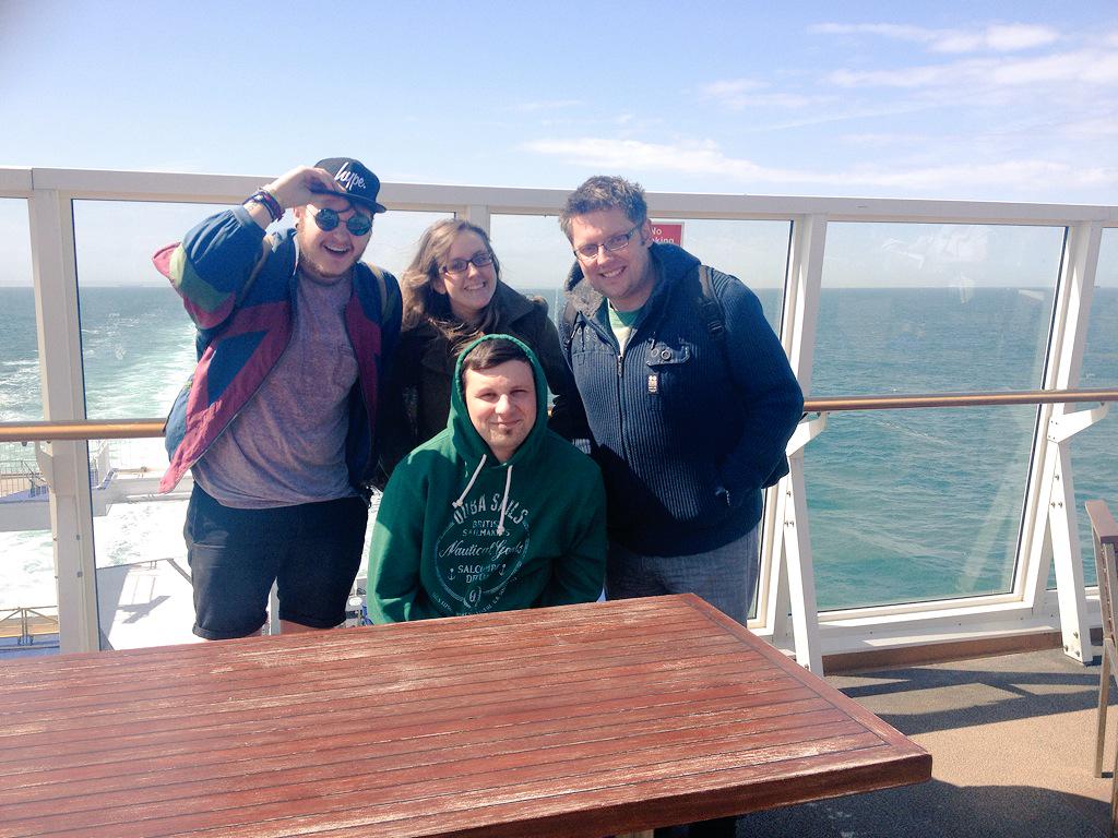 AmyGraceKirk's tweet photo. Yesterday on the ferry & evening spent overnight in Calais #AliveInEurope http://t.co/vY2hTI3nGf