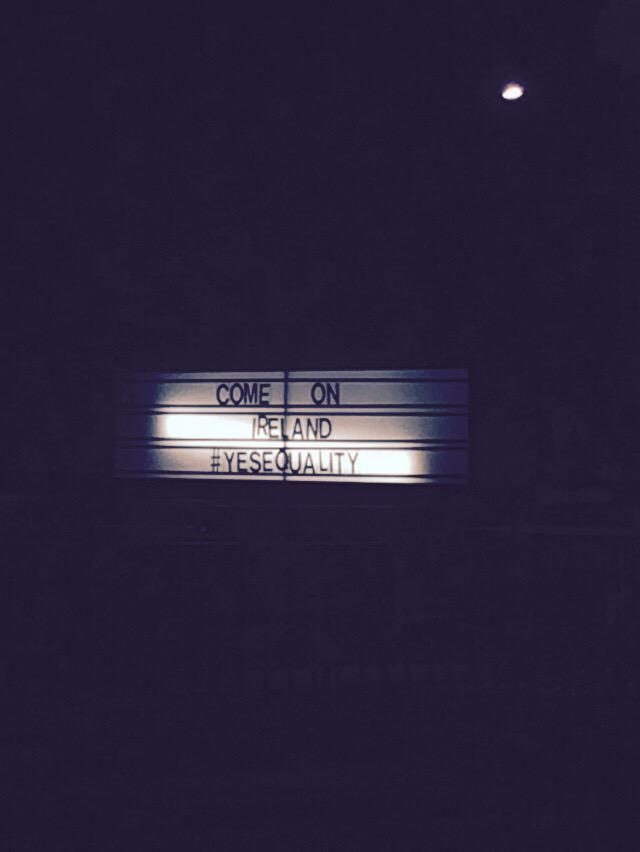 Alex_Bingham1's tweet photo. Kentish Town shows its support #YesEquality http://t.co/GvFkKhHI5I