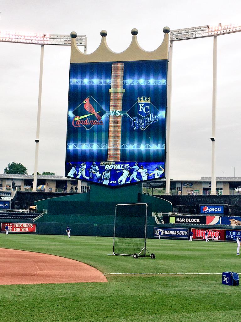 Royals's tweet photo. Are you ready for the I-70 Series? #Royals #ForeverRoyal http://t.co/F7H16fA4r7