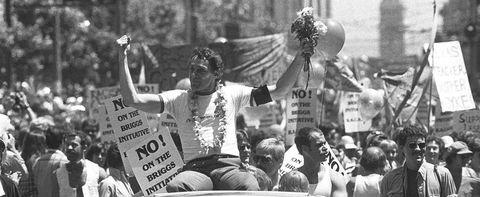 Happy birthday, Harvey Milk patron saint of wild, flag-flying courage. 