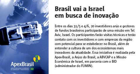 ApexBrasil's tweet photo. Ação promovida pela #ApexBrasil, @AnjosdoBrasil, #ABVCAP, Missão Econômica de Israel e @BIDbr. http://t.co/rag6tC2p8K http://t.co/4043ITLxmn