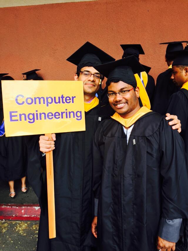 SrinivasBelide's tweet photo. #SJSUEngrGradS15 http://t.co/f4IuVMHmFB