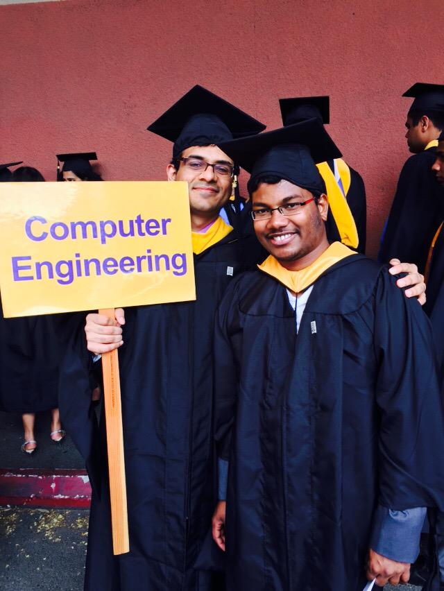 SrinivasBelide's tweet photo. #SJSUEngrGradS15 http://t.co/f4IuVMHmFB