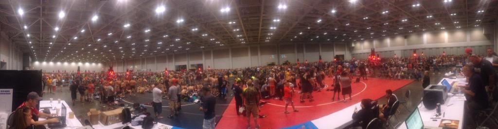 StateChampWC's tweet photo. NHSCA NATIONAL DUALS!!! #300+Teams http://t.co/OwMGhrxn1A