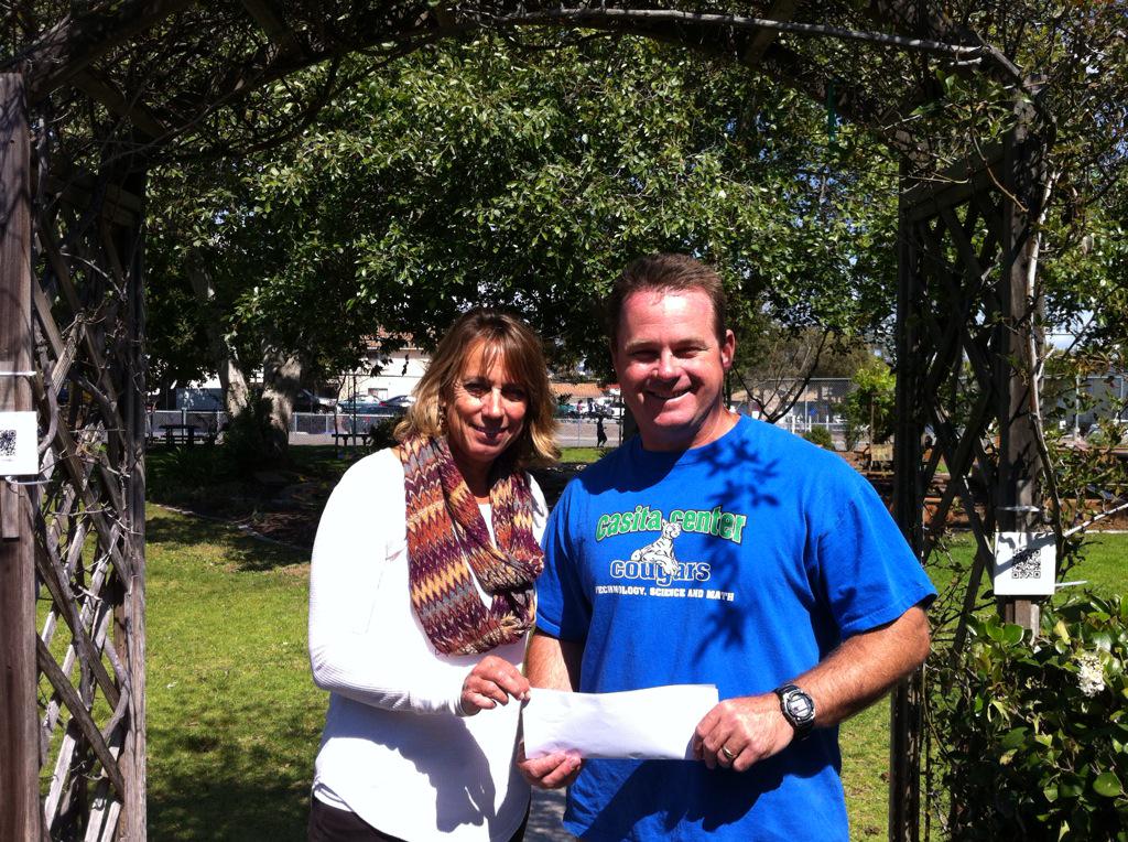 Thank you #RockwellCollins & Ross Baker for the #greencommunities grant #wave