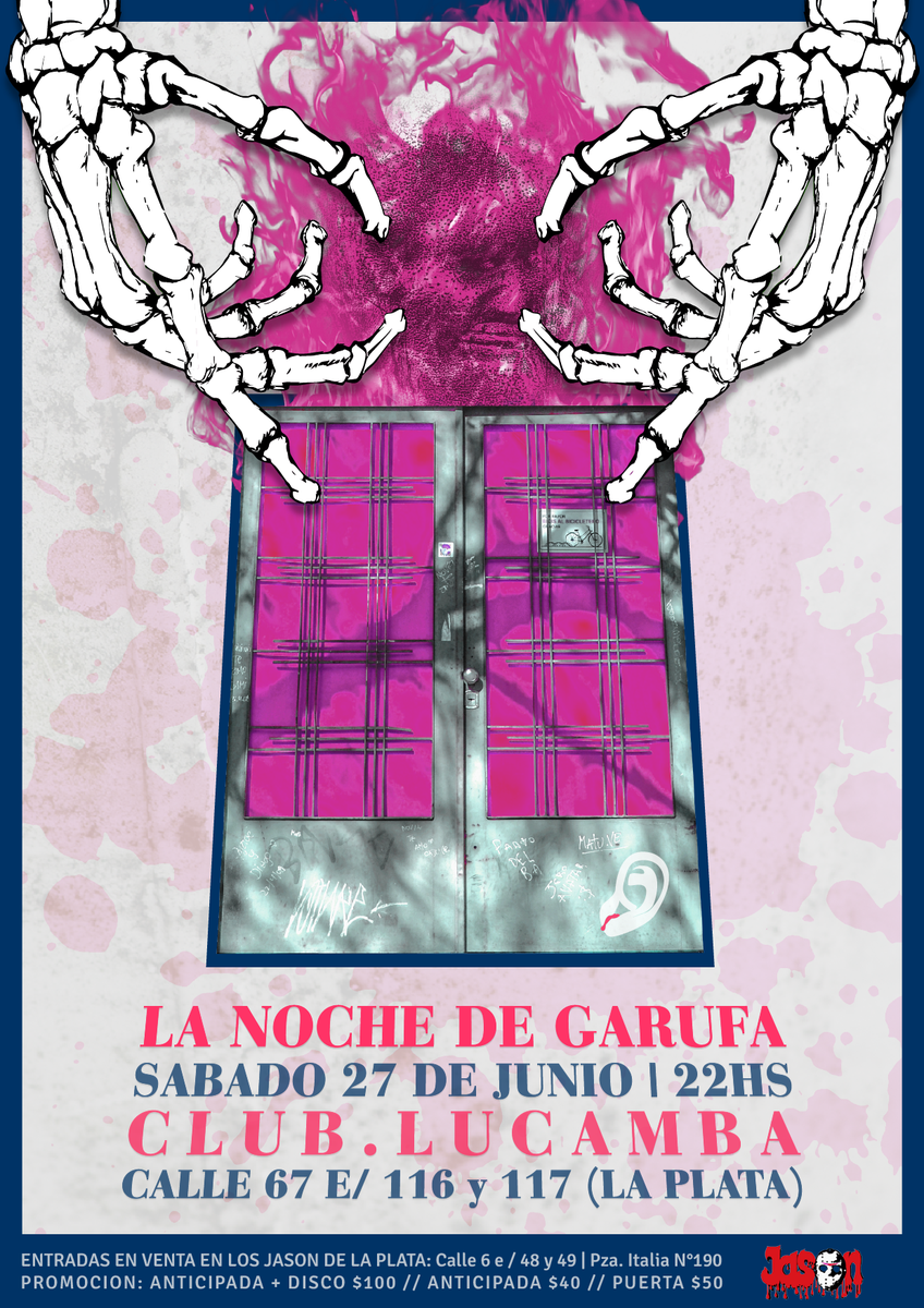 LaNocheDeGarufa's tweet photo. CONFIRMADA LA FECHA EN LA PLATA!!!
►27/6 #LNDG en #ClubLucamba (67 y 117, La Plata) ~ Anticipadas a partir de Junio ~ http://t.co/LsC8Frkvcx