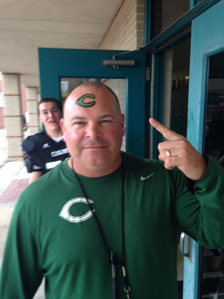 JasonKCecil's tweet photo. Come out to the spring game & get your war paint on! #OneConnally http://t.co/yA09FpCm9w