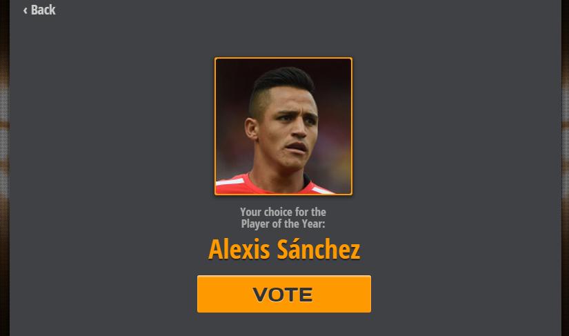 adnradiochile's tweet photo. Alexis es uno de los finalistas a mejor jugador de la Premier League. Vota aquí por él http://t.co/m1oJTKthCT http://t.co/LGwKCToeij