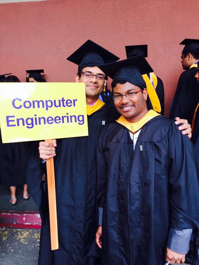 SrinivasBelide's tweet photo. #SJSUEngrGradS15 http://t.co/BCwJbrGadz