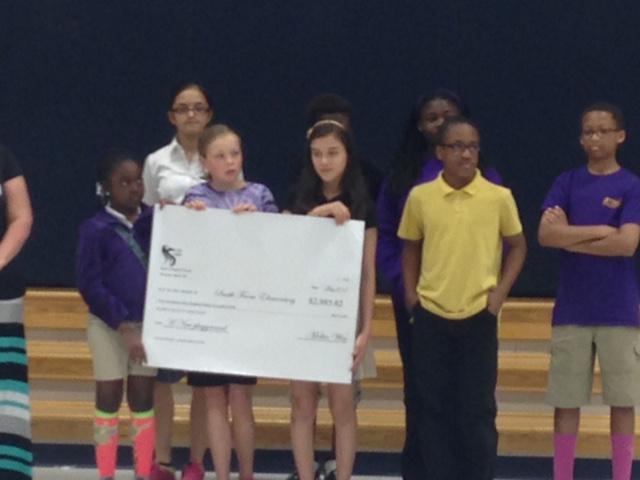 Hanes raised almost $3,000 for the playground fund at Smith Farm Elementary.   wsfcs.k12.nc.us/Page/87037