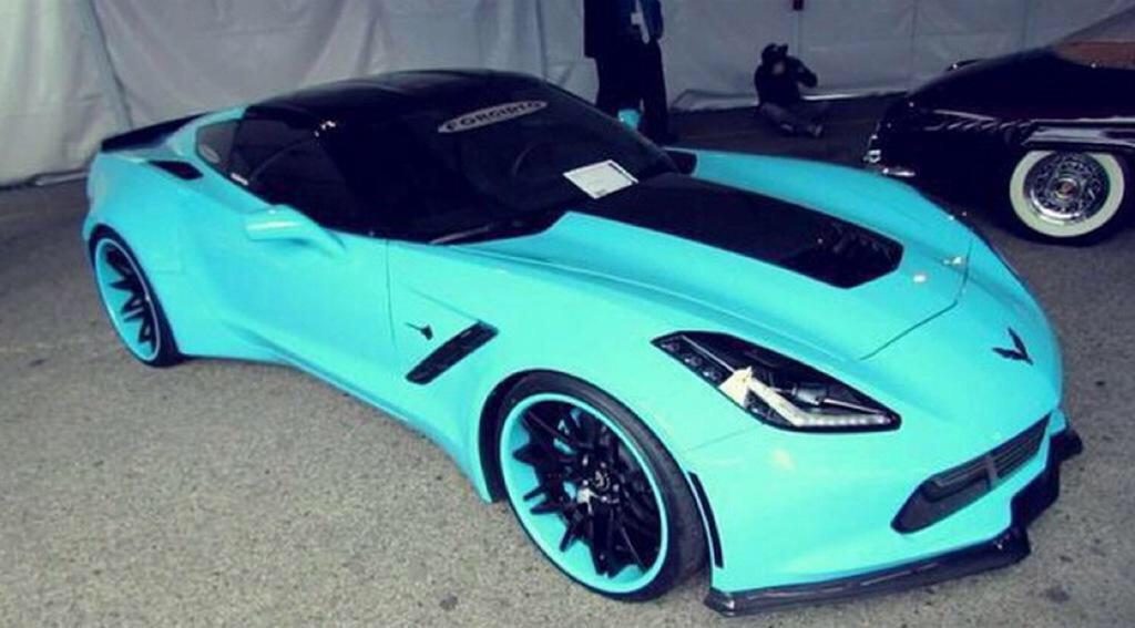 Tiffany Blue Corvette!