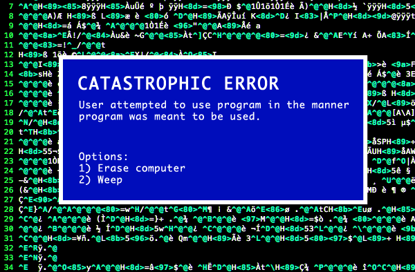 NowTalkIT's tweet photo. Somethimes it is like that. #ithumour #coding #Javascript #csharp #computer #error #codehorror @SiggiTal http://t.co/fiCfH1NFyA
