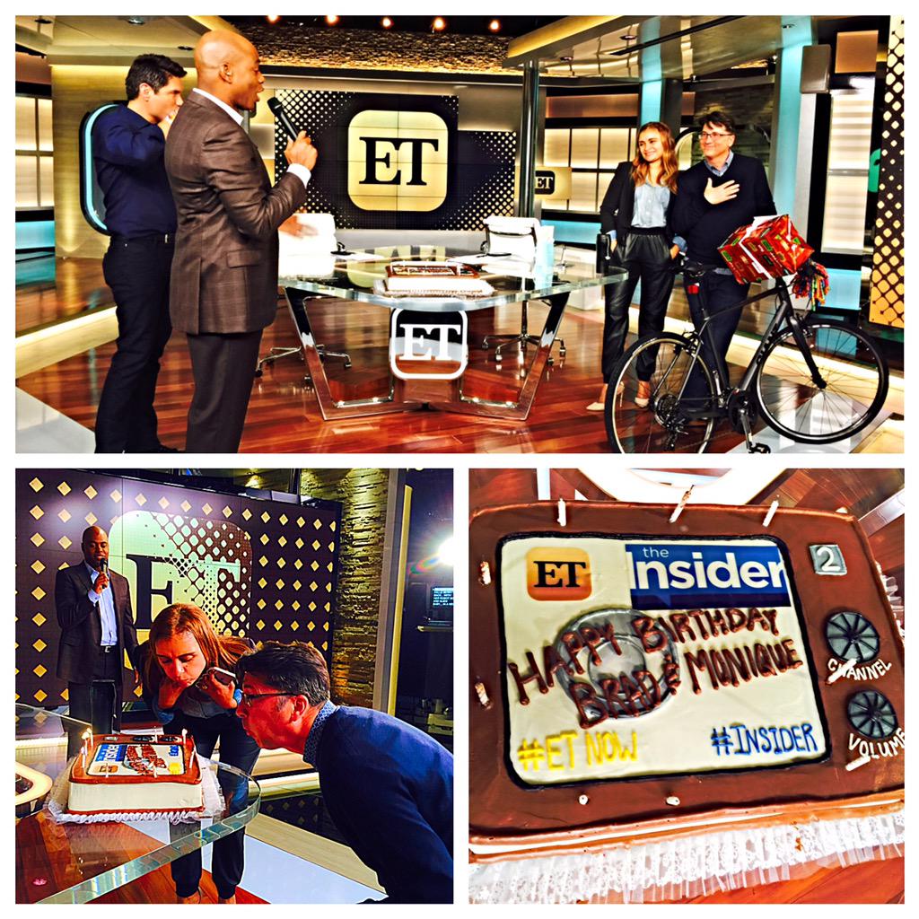 Thank you my <a href="/etnow/">Entertainment Tonight</a> &amp; <a href="/TheInsider/">The Insider</a> family for all the b'day love. @MsMChenault &amp; I are Gemini twins. ❤️ #Grateful