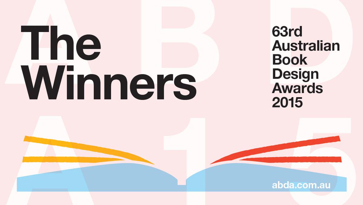 theABDA's tweet photo. Congratulations to the winners of the Australian Book Design Awards 2015 http://t.co/ODEGzcEg6E #ABDA2015 http://t.co/JaNUP5NB6i