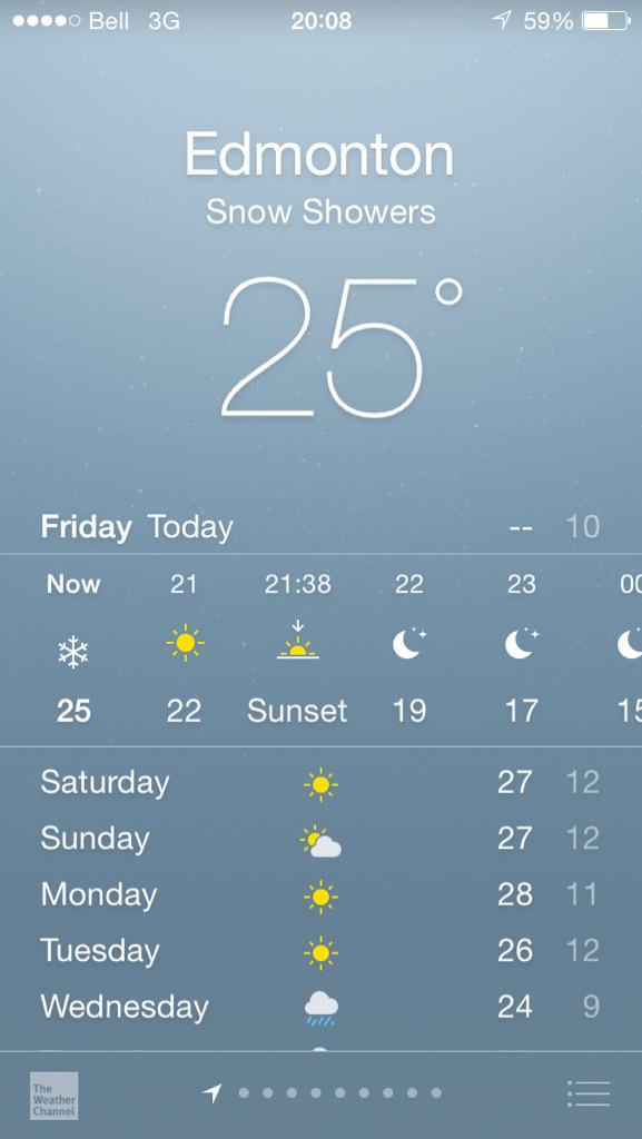 rimjobson's tweet photo. Is it snowing where you are? http://t.co/f6TNq7X55W