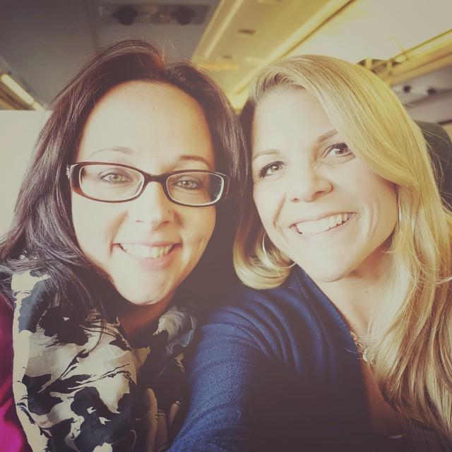 LeslieGilbert's tweet photo. On our way!  NYC weekend!!! @reneeg3 http://t.co/NjSnZYbjKA http://t.co/QvEg3PIbAT