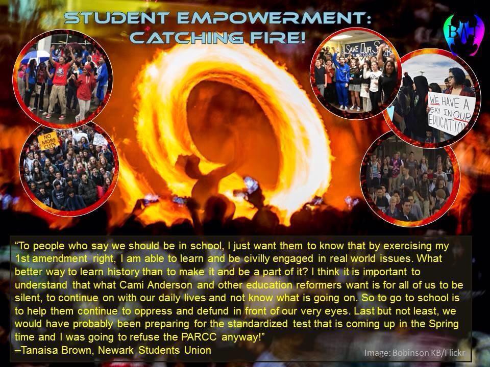 NancyOsborne180's tweet photo. @NewarkStudents Rise Up #OurNewark #NpsWalkout2015 Jesse Turner @readdoctor praised your activism #TBATs http://t.co/bDTrmBihPL