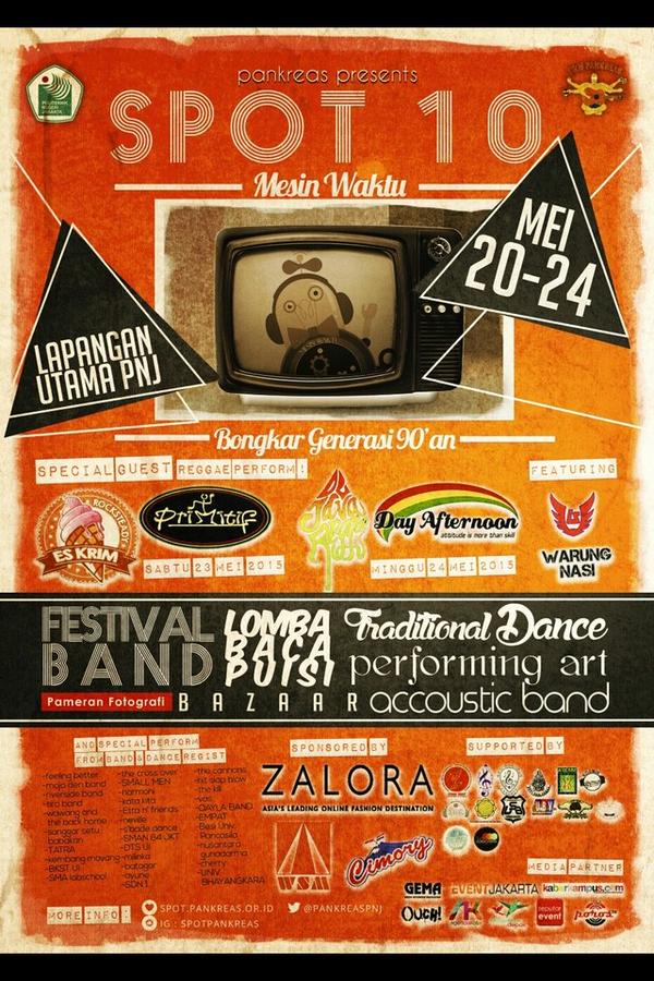 OfficialFeelB's tweet photo. hari ini @OfficialFeelB bakalan lomba di PNJ dalam acara @spotpankreas dan perform jam set 3. bismillah O:) http://t.co/vwLCDXnLMP