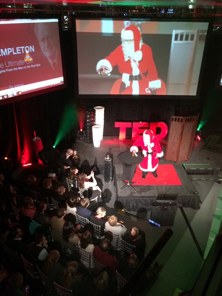 TheWordSmithX's tweet photo. I #makeXbelief in Santa Clause @TEDxStJohns The gift of Presence http://t.co/rbetQFtq0c