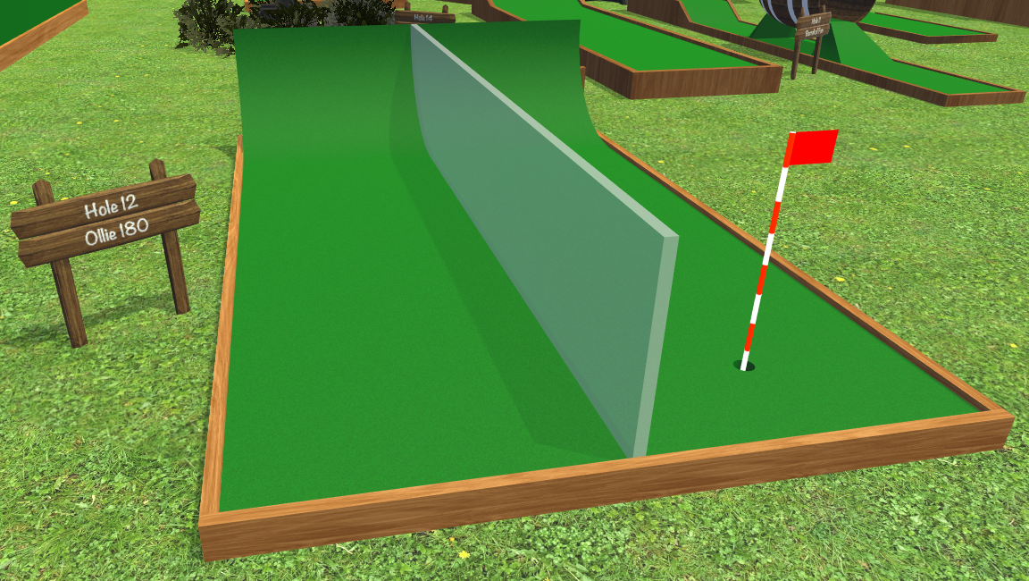 MellowMiniGolf's tweet image. Classic course, Hole 12: Ollie 180 #madewithunity #indiegame #indiedev