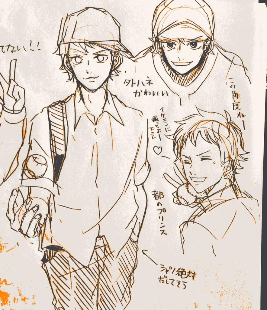 らくがき鳴ちゃん。もっと描きたいなー!なんというか、このおちゃらけ生意気後輩属性(エース)に本当弱い… 