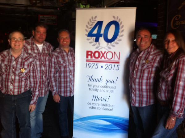 Montrealer's tweet image. "@CJRTeditor: @Roxonmeditech " @Ranchmans #CSRT2015 #RoxonFunNight - thanks Mike!