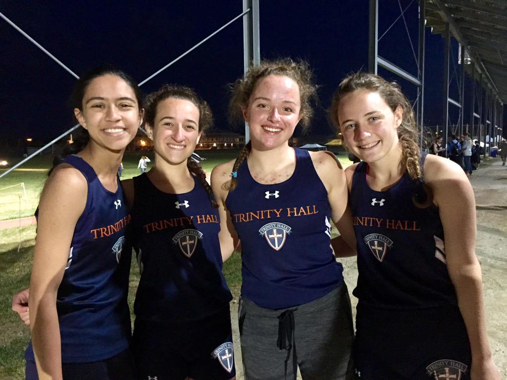 CoachCrowleyXC's tweet photo. Trinity Hall 4 x 800 Non Public B South Sectionals Champions! #TrinityHall #WHOEE! #NewSchoolRecord http://t.co/DdoE0CsoIq
