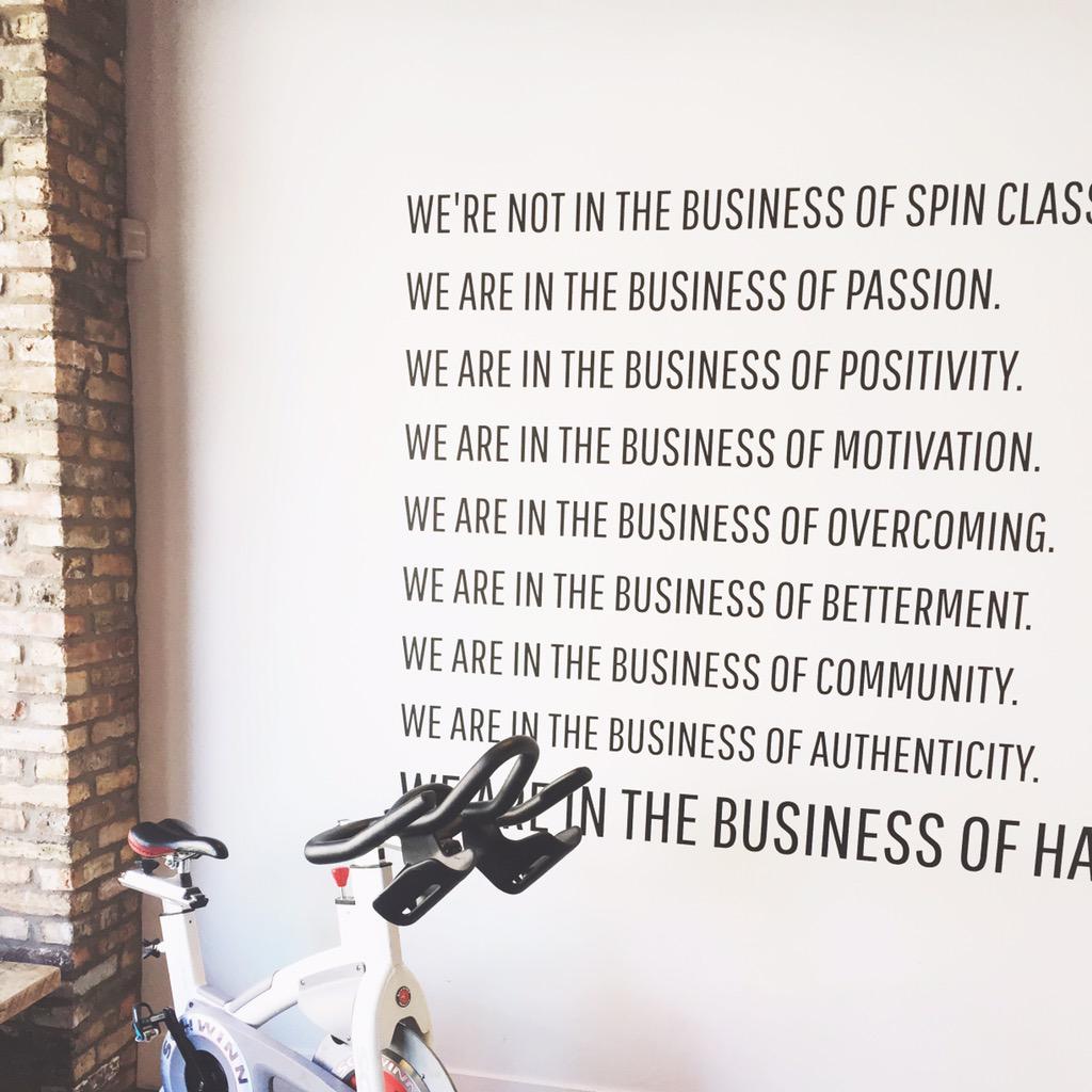 constant motivation + good vibes at <a href="/yyccycle/">YYC Cycle Spin Studio</a> this afternoon